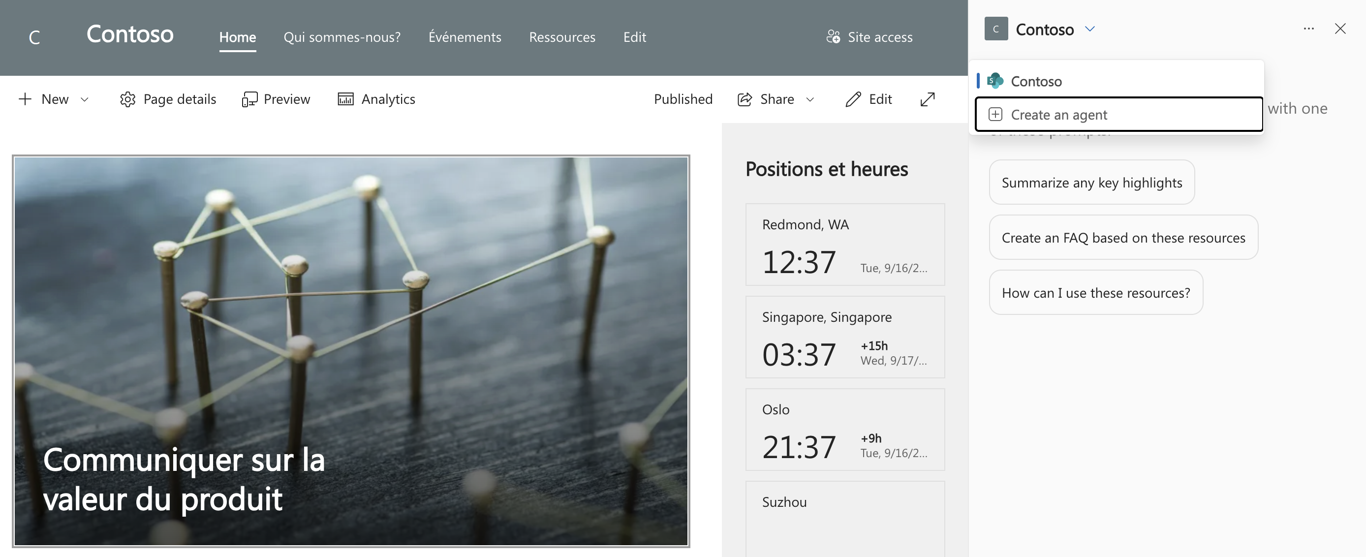 Copilot Site SharePoint